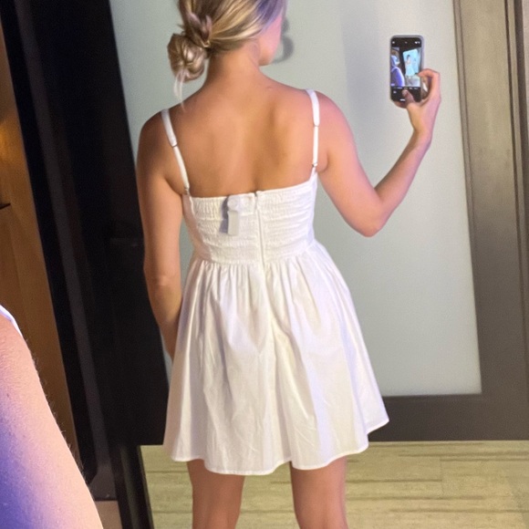 NWOT Abercrombie & Fitch white babydoll dress - XS - Picture 2 of 7